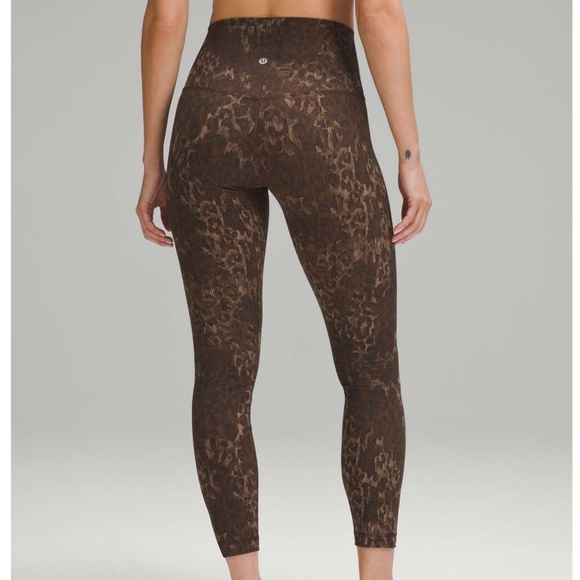 Lululemon Align High-Rise Pant 25", Lined Truleopard - Picture 1 of 5